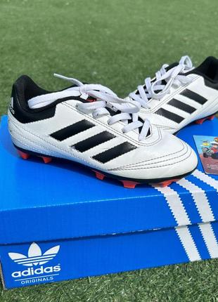 Дитячі футбольні бутси adidas goletto vi fg j white