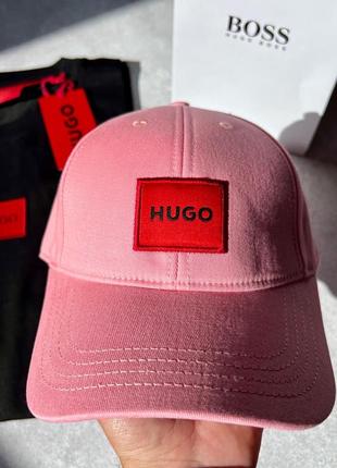 🔄 кепка от hugo boss с нашивкой в виде логотипа бренда