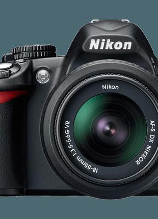 Фотоаппарат nikon d3100 af-s 18-55mm 14.2mp f/3.5-5.6g vr kit full hd гарантия 24 месяцев + 64gb sd card