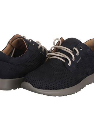 Чоловічі сині шкіряні кросівки clubeshoes 20159