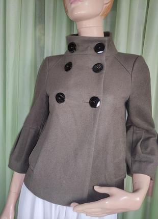 Пальто коротке  , кейп , куртка " zara basic" , x/s