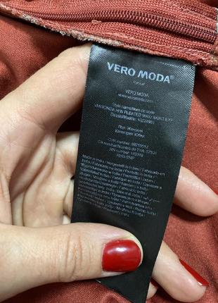 Спідниця пліссе юбка максі у квітковий принт спідниця в складочку  vero moda, m3 фото