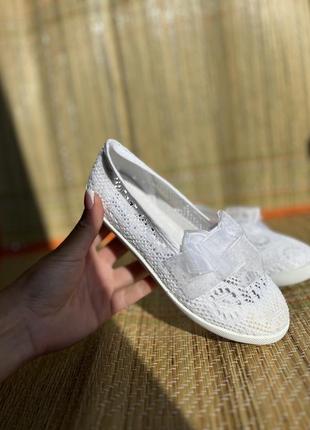 Балетки мокасины сандалии тапочки для девочек детские распродаж кружево летние