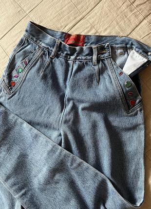 Вінтажні жіночі джинси mom - італія, 36 розмір s