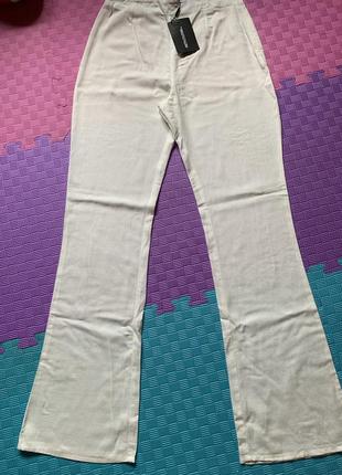 Женские летние брюки большого размера из льна брюки известного бренда plt