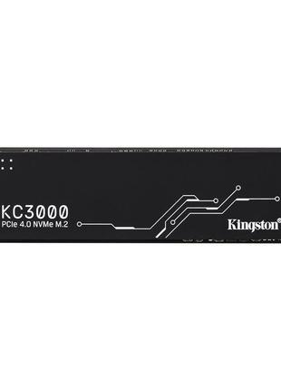 Накопичувач ssd 2tb kingston kc3000 m.2 2280 pcie 4.0 x4 nvme 3d tlc (skc3000d/2048g)