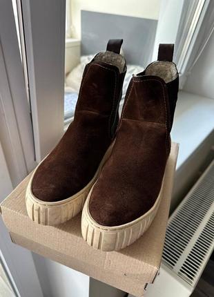 Gant зимние ботинки 38 размер коричневые