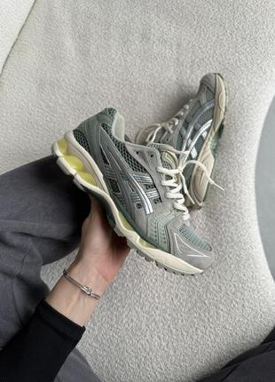 Кросівки asics gel-kayano 14 grey/mint