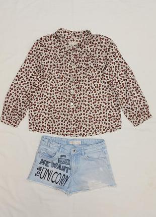 Сорочка zara  блуза. зростання 134