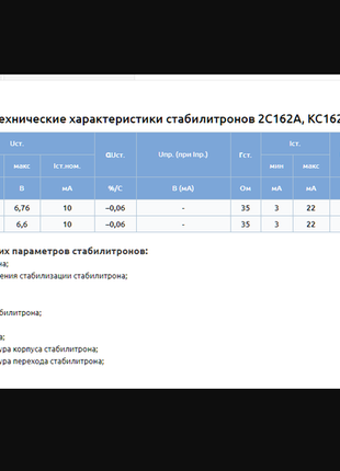 Стабилитрон кс162а (6,2в)2 фото