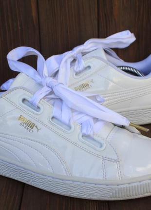 Кроссовки puma basket heart patent оригинал 40,5р кеды