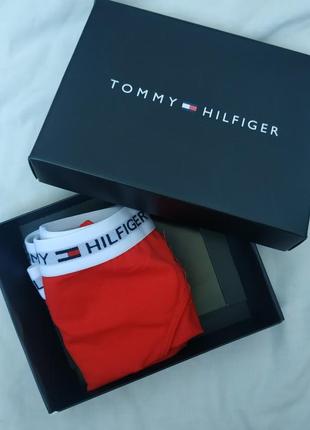 Жіночі трусики, трусики червоні томми, tommy hilfiger