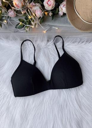 Черный верх для купальника h&m
