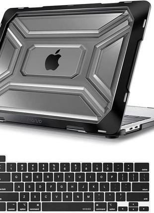 Чохол mosiso сумісний з 13-дюймовим macbook pro пластиковий жорсткий чохол з бампером та кришкою tpu