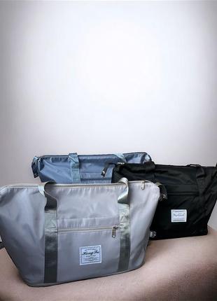 Дорожня спортивна сумка , сумка трансформер портфель зелена