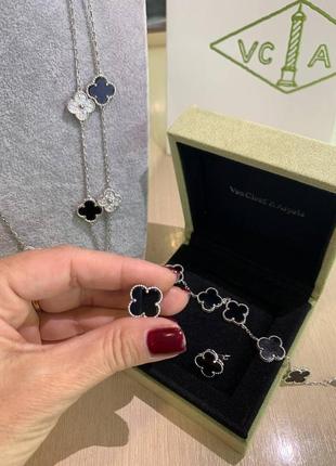 Сережки конюшина ван кліф / van cleef