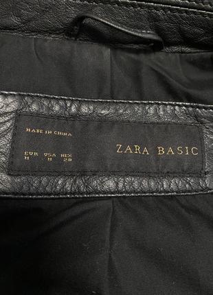 Zara шкіряна куртка косуха5 фото