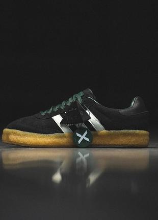 Мужские кроссовки адидас самба чёрные / adidas samba x ronnie fieg x clarks