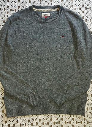 Сірий светер tommy hilfiger розмір s