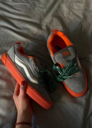 Vans knu grey orange