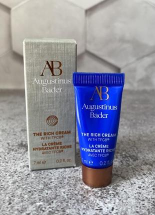 Augustinus bader - the rich cream with tfc8® face moisturizer - крем для обличчя, 7 ml