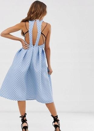 Платье миди в горшок976