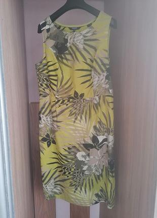 Стильное платье/ платье абстрактный цветочный принт. maine new england. англия.