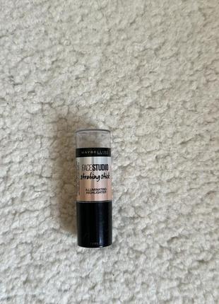 Хайлайтер у стіку maybelline strobing stick illuminating highlighter