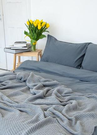 Вязаный плед от betires home, gray