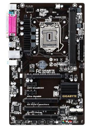 Материнська плата s1150 intel h81 gm 2*ddr3 gigabyte ga-h81-d3 atx б/в