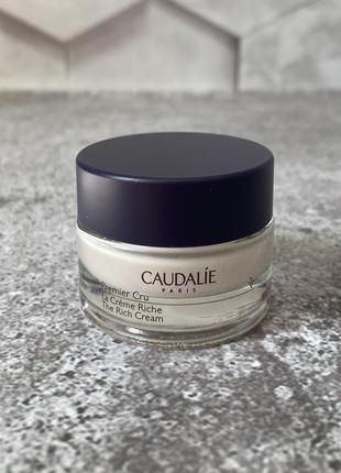 Caudalie - premier cru skin barrier rich moisturizer with bio-ceramides - зволожуючий крем з біокерамідами, 15 ml