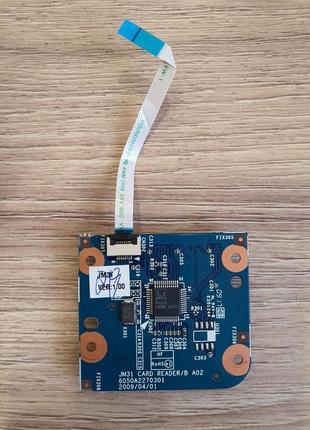 Дод. плата acer aspire 3410t, 3810t, 3810tz плата card reader (6050a2270301) бв