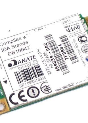 Wi-fi модуль fullsize для hp! atheros ar5bxb63 (459339-002) 802.11 b, g, 54mbps