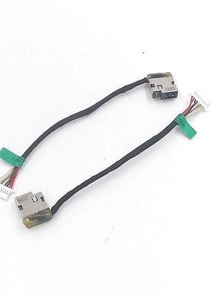 Роз'єм живлення + кабель hp 15-a (799736-y57) б/в