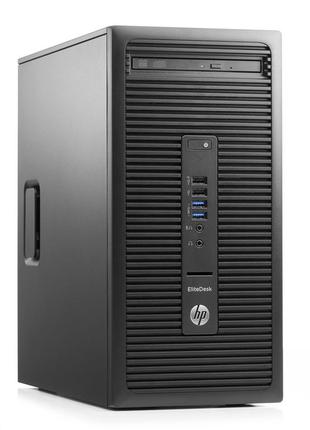 Комп'ютер fm2+ hp elitedesk 705 g2 mt amd a10-8750b/amd radeon r7/ddr3 8gb/ssd 120 gb/hdd 320gb бу гар.12міс!