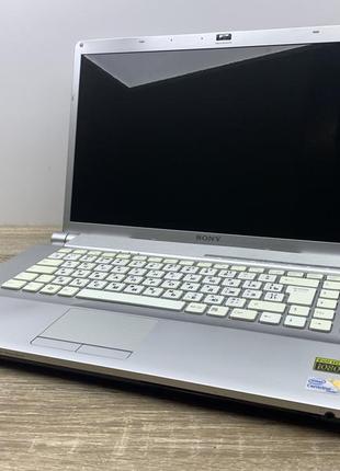 Ноутбук б/у sony pcg-3h1m 15.6 p8700/ hd4650 (512mb)/ram 4gb/ssd 120gb/акб нет b