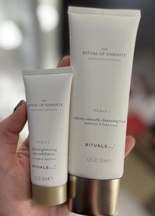 Пенка для умывания rituals the rituals of namaste velvety smooth