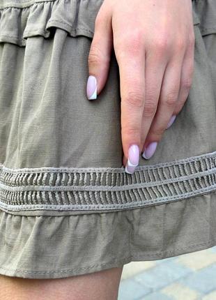 Льняной летний сарафан