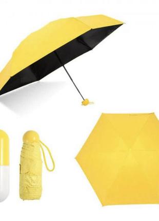 Компактна парасолька в капсулі-футляр2 фото