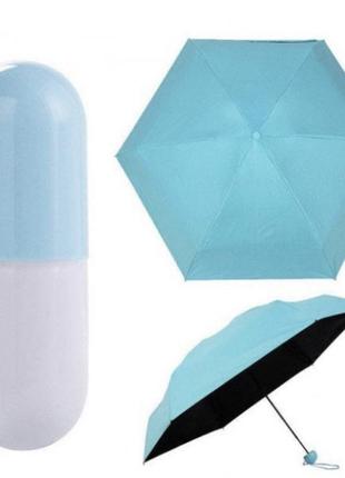 Компактна парасолька в капсулі-футляр1 фото