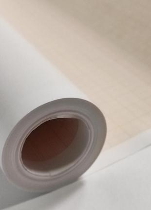 Миллиметровая бумага для выкройки в рулоне ширина 64 см длина 10 метров, оранжевого цвета (6807)