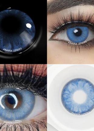 Цветные контактные линзы для глаз.