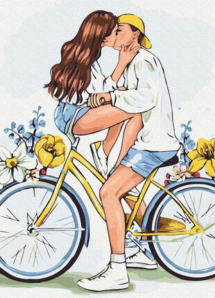 Влюбленные на велосипеде © alla berezovska