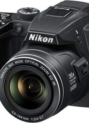 Фотоаппарат nikon coolpix p500 36x zoom 12.1mp f/3.4-5.7 ed vr full hd гарантия 24 месяцев + 64gb sd card
