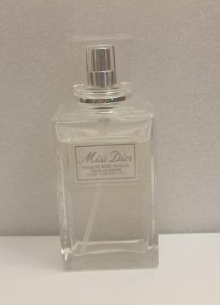 Christian dior miss dior fresh rose body oil 100 \ 90 мл лосьен масло для тела