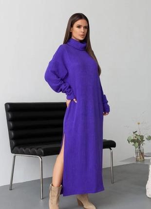 Платье для женщин цвет сиреневый размер s fi_009397