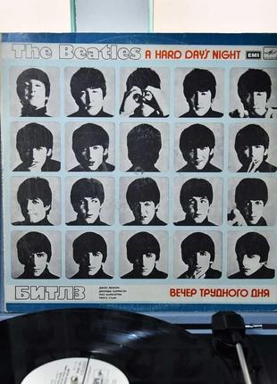 Вінілова пластинка beatles «вечер важкого дня» в ід.ост.,ха...