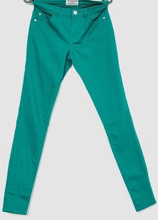 Джинси жіночі, колір смарагдовий, розмір 24 fa_009780