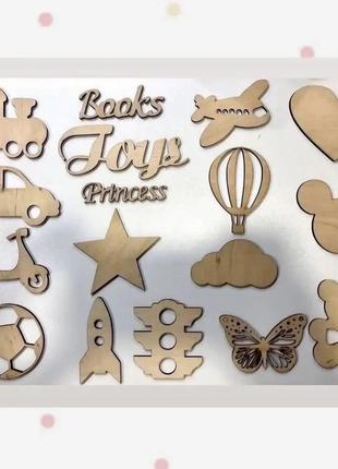 Стеллаж для игрушек, 8 ящиков, 15 ячеек. белый с розовым