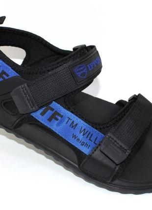 Черные спортивные сандалии на подошве из пены